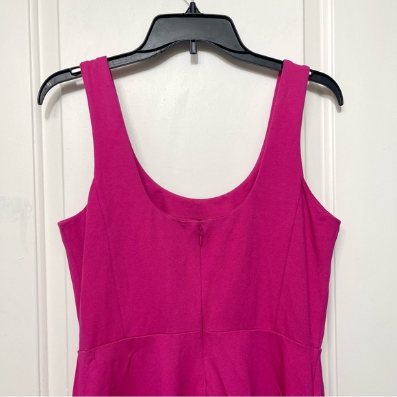 J. Crew A-Line Sleeveless Dress in Bright Pink Berry Size M - Picture 7 of 12